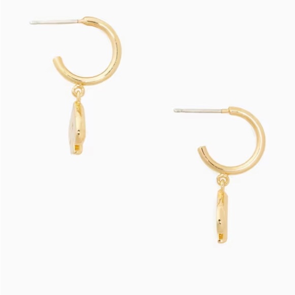 Kate Spade gold spade earrings - Picture 2 of 7